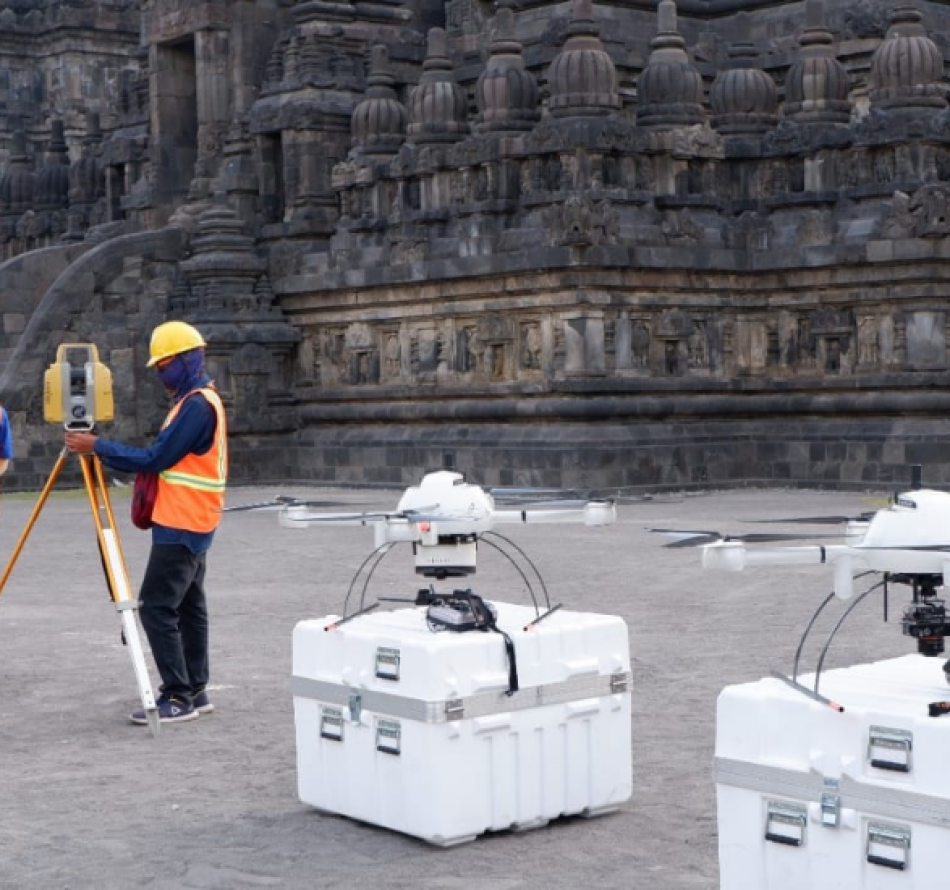 SV UGM Buat Dokumentasi Digital 3D Candi Prambanan