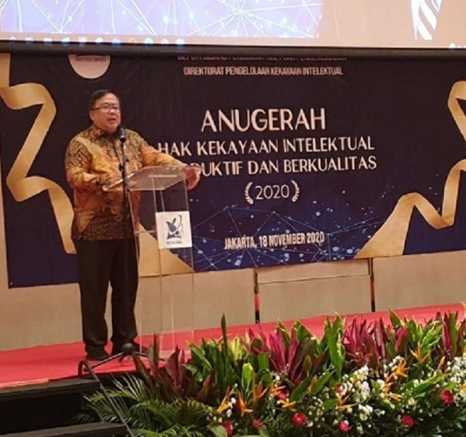 Enam Paten UGM Terima Anugerah HKI 2020