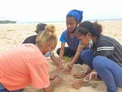 PSP UPN Veteran Yogyakarta Motori Aksi Penghijauan di Pantai Slili Gunungkidul