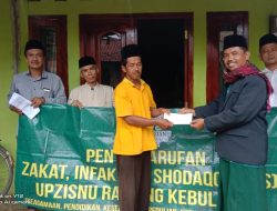 Upzis NU Kebulusan Galang Infak Peduli Sesama