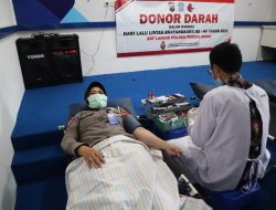 Sambut Hari Lalu Lintas, Satlantas Polres Purbalingga Gelar Donor Darah