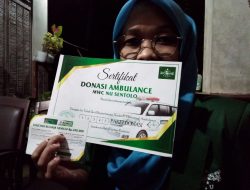 MWC Nahdlatul Ulama Sentolo Galang Dana Pengadaan Satu Unit Ambulance Gratis