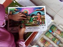 Anak-anak Antusias Ikuti Lomba Menggambar dan Mewarnai di Ndalem Nampan