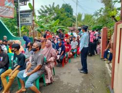 Pemerintah Desa, Dinas Kesehatan, TNI, Polri dan Rupbasan Kolaborasi Gelar Vaksin untuk Warga Jatisaba