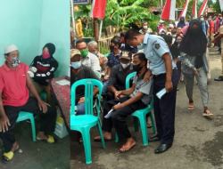 Dinas Kesehatan Bersama Desa Jatisaba dan Rupbasan Kembali Gelar Vaksinasi Covid-19