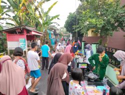 Tingkatkan Ekonomi, Warga RW 7 Desa Kalimanah Wetan Gelar Pasar Grumung