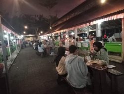 Pasar Ramadan di Bekas Penambangan Batu Gamping