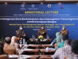 Kementerian Desa PDTT dan UGM Kerja Sama Pengembangan Kawasan Transpolitan
