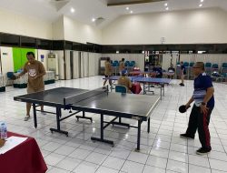 Tim Tenis Meja PWI DIY Unggul Tipis Atas Tim Bethesda