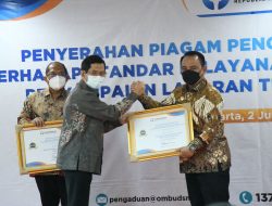 Kemenkumham Raih Penghargaan Predikat Kepatuhan Tinggi Standar Pelayanan Publik tahun 2021