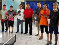 Ketua KONI DIY Prof Djoko Pekik Irianto Pantau Persiapan Tim Porwanas Cabor Tenis Meja PWI DIY