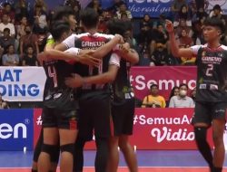 Pertarungan Panas, Tim Bolavoli Ganevo Yogyakarta Tersungkur Degradasi ke Divisi Satu