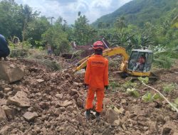 Tanah Longsor di Semin Akibatkan Dua Warga Tertimbun