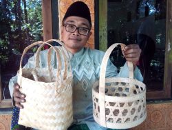 Perajin Anyaman Bambu Jatimulyo Mulai Garap Desain Kreatif