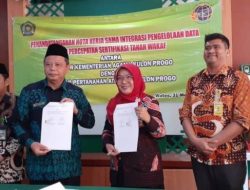 Percepat Sertifikasi Tanah Wakaf, Kankemenag-Kantor Pertanahan Kulonprogo Teken MoU