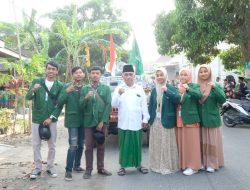 MWC NU Badas Bersama Mahasiswa KKN Kolaboratif Gelar Pawai Taaruf Perayaan Tahun Baru Islam