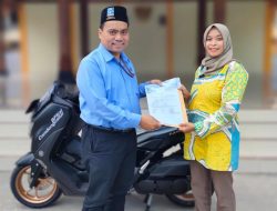 BPKal Condongcatur Terima Kendaraan Inventaris Satu Unit Motor Roda Dua