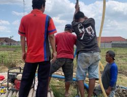 Petani Pereng Membuat 10 Sumur Bor, untuk Pengairan Sawah Tadah Hujan
