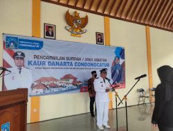 Fernandya Riski Hartantri Dilantik Sebagai Kaur Danarta Kalurahan Condongcatur