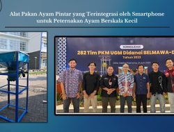 Mahasiswa UGM Ciptakan Alat Pemberian Pakan Ayam Otomatis