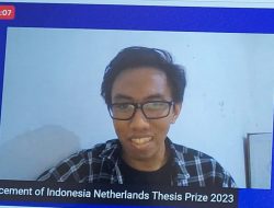 Andi Alfian Raih Penghargaan Indonesia Netherlands Thesis Prize 2023