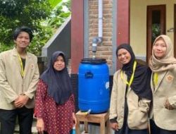 Mahasiswa KKN Bantu Warga Magelang Menerapkan Teknologi Pemanen Air Hujan Skala Rumah Tangga