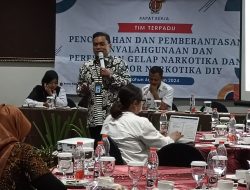 Badan Kesbangpol DIY Selenggarakan Rapat Kerja Tim Terpadu P4GN