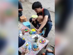 Mewarnai Mobil Kodok di Tepi Embung Potorono