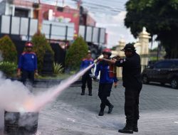 Satpol PP Sleman Latih Penanggulangan Kebakaran di Condongcatur