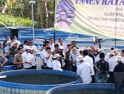 Sri Sultan HB X Resmikan Pembangunan Kolam Perikanan Darat Milik Desa Banjarharjo