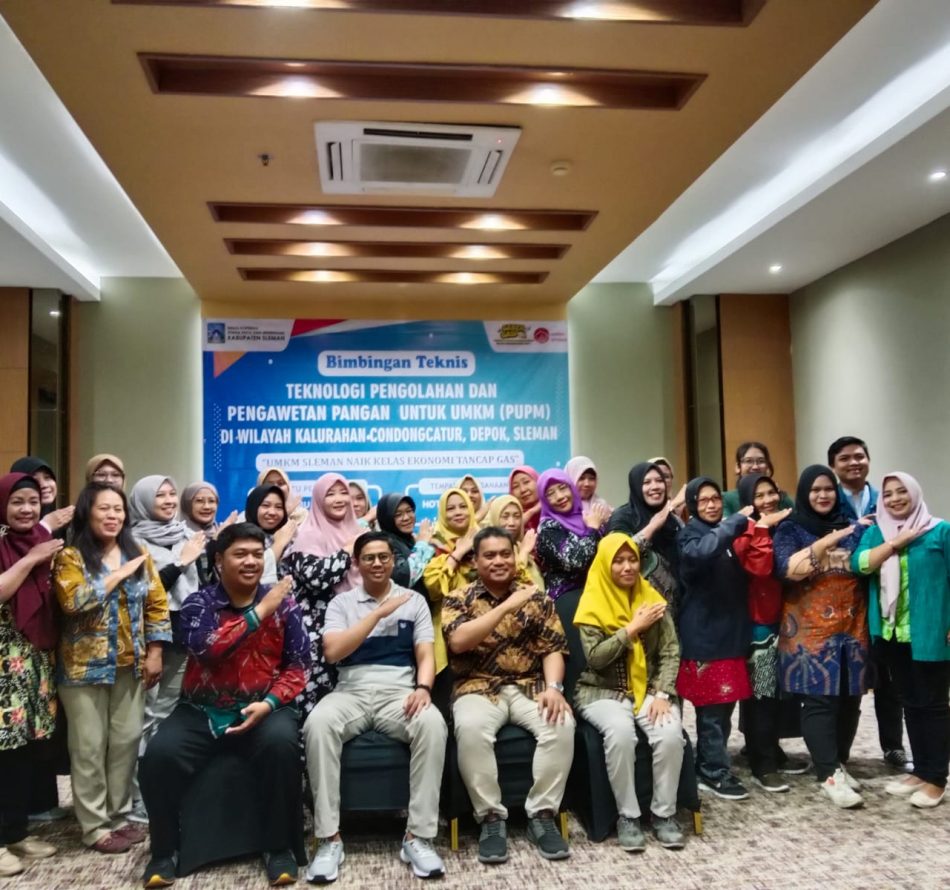 Pelaku UMKM di Condongcatur Ikuti Bimtek Teknologi Pengolahan dan Pengawetan Pangan