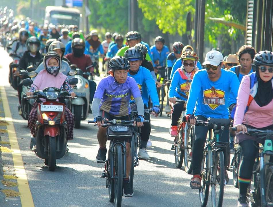 Pemkal Condongcatur Rutin Gowes Jumat Pon Resmikan Hasil Pembanguan di Padukuhan