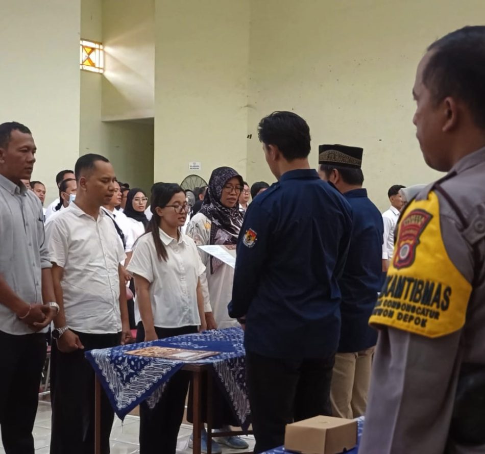 462 Anggota KPPS Condongcatur Jalani Pelantikan