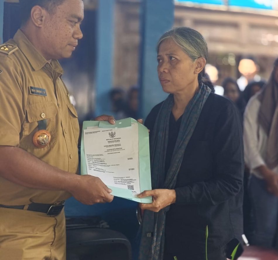 Warga Condongcatur Meninggal Akta Kematian Langsung Diserahkan