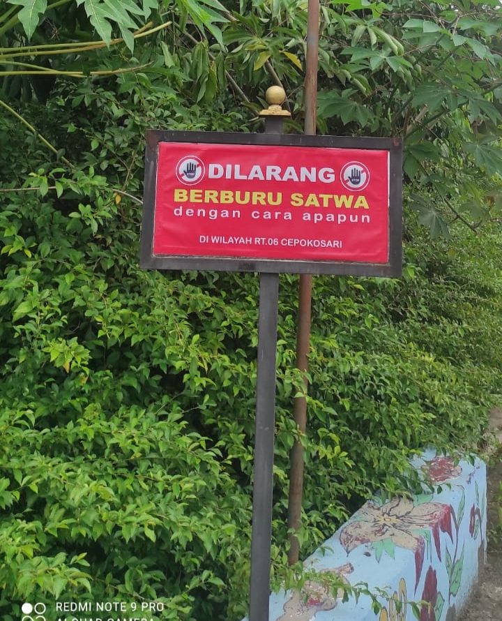 Warga Cepokosari Melarang Berburu Satwa di Wilayahnya