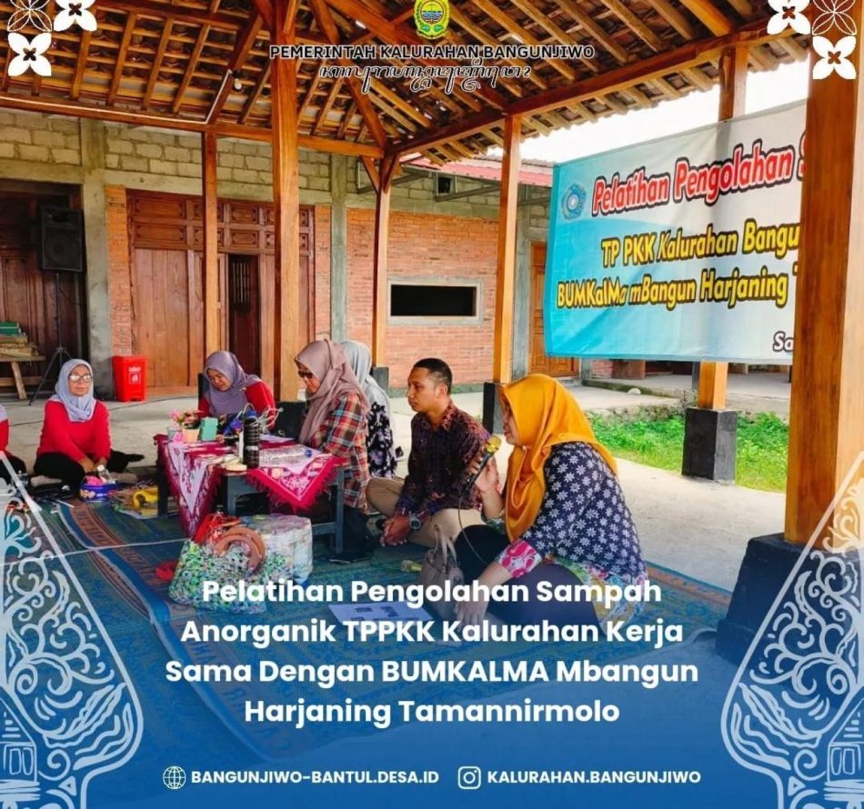 Tekad Warga Kelurahan Bangunjiwo Kelola Sampah Mandiri Hingga Bikin Masterplan