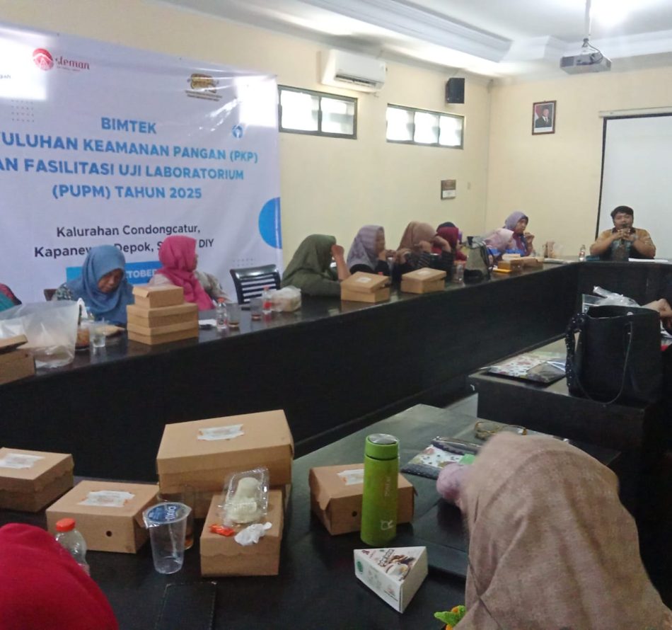 UMKM Condongcatur Ikuti Bimtek Penyuluhan Keamanan Pangan (PKP) dan Fasilitasi Uji Laboratorium