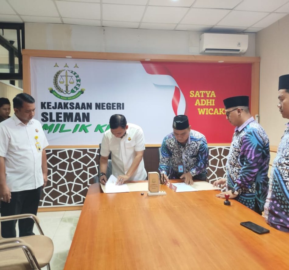 Pemkal Condongcatur-Kejari Sleman Perpanjang Kerjasama Bidang Hukum