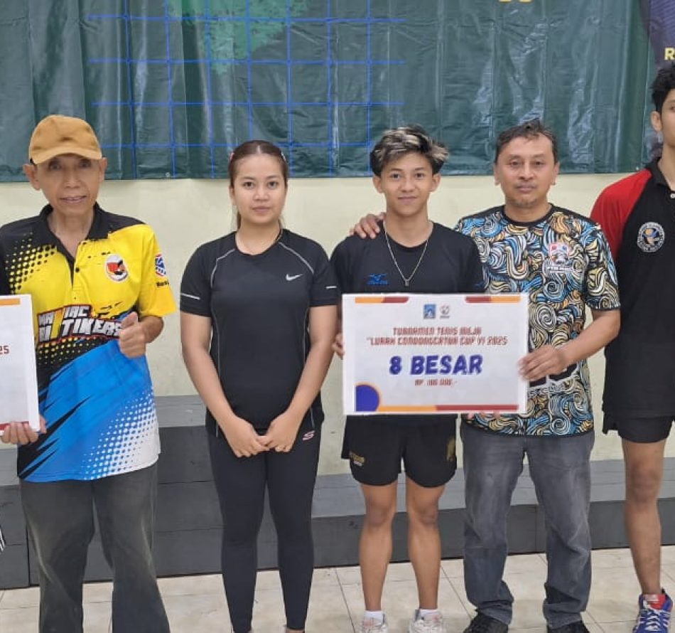 Ratusan Atlet Panaskan Persaingan Turnamen Tenis Meja Lurah Condongcatur Cup 2025