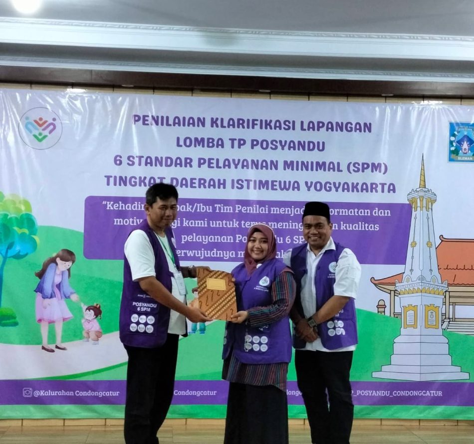 TP Posyandu Condongcatur Terima Tim Juri Penilaian Klarifikasi Lapangan Lomba Posyandu Kalurahan dan Kelurahan Tingkat DIY