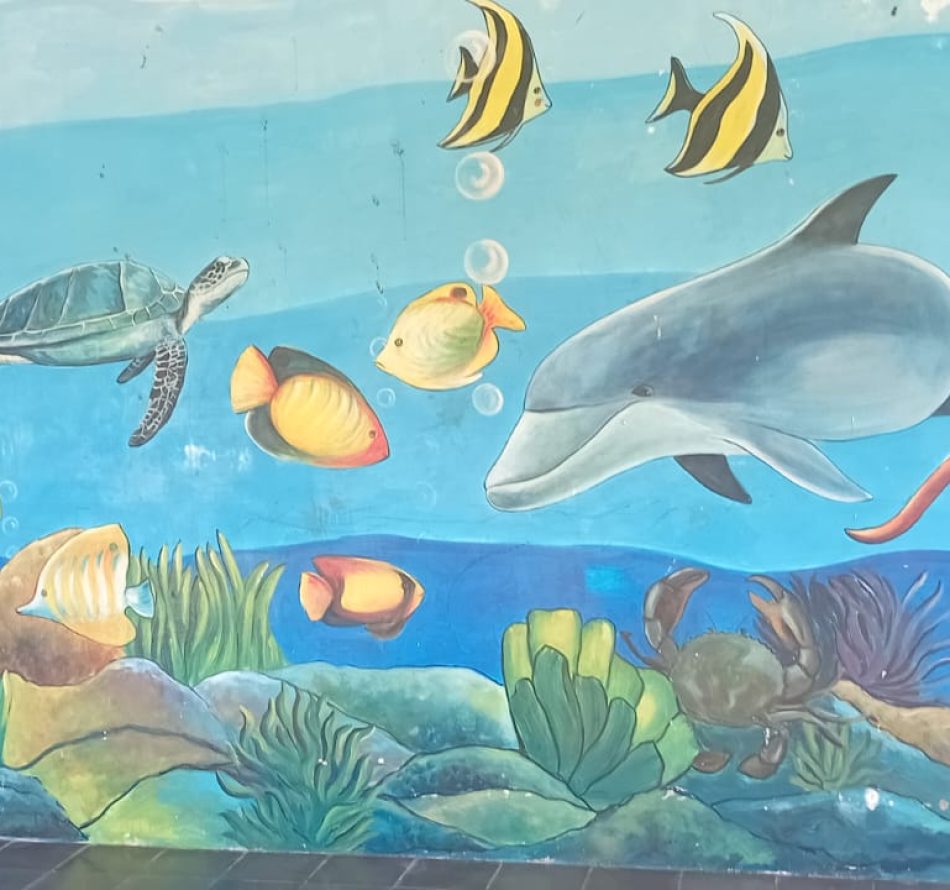 Karya Lukis Dinding, Bikin Tembok Sekolah TK Jadi Ceria