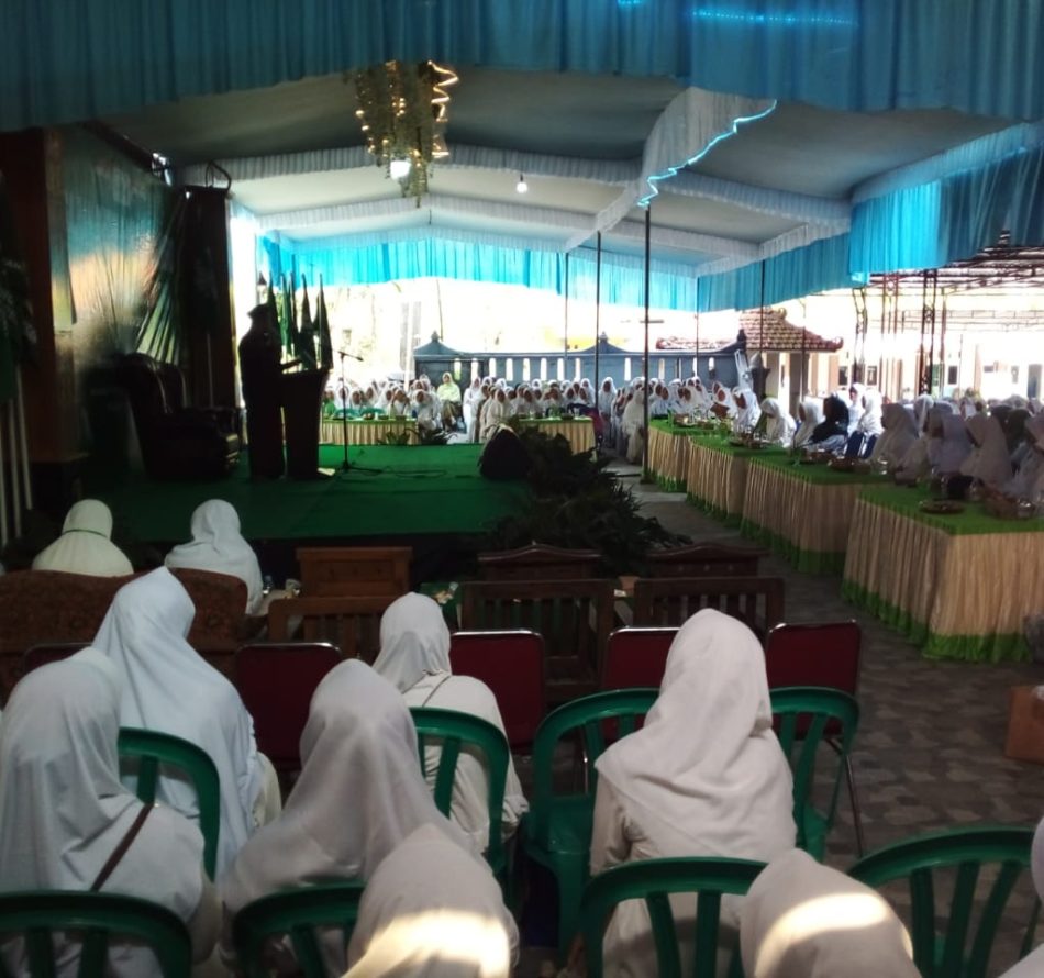 PAC Muslimat NU Pejagoan Gelar Tahlil Kubro dan Pengajian Lapanan di Masjid Baitul Mukhlasin