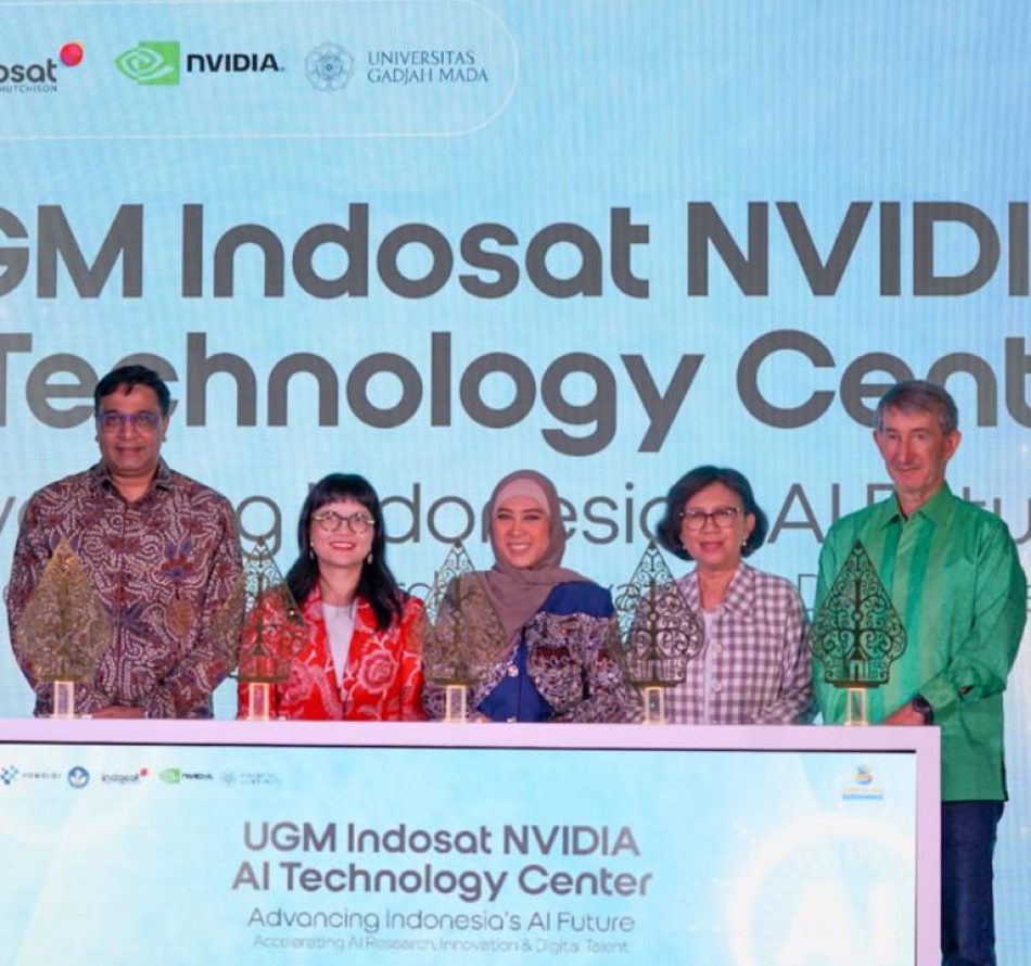 Kemkomdigi, Indosat, NVIDIA, dan UGM Luncurkan UGM Indosat NVIDIA AI Technology Center
