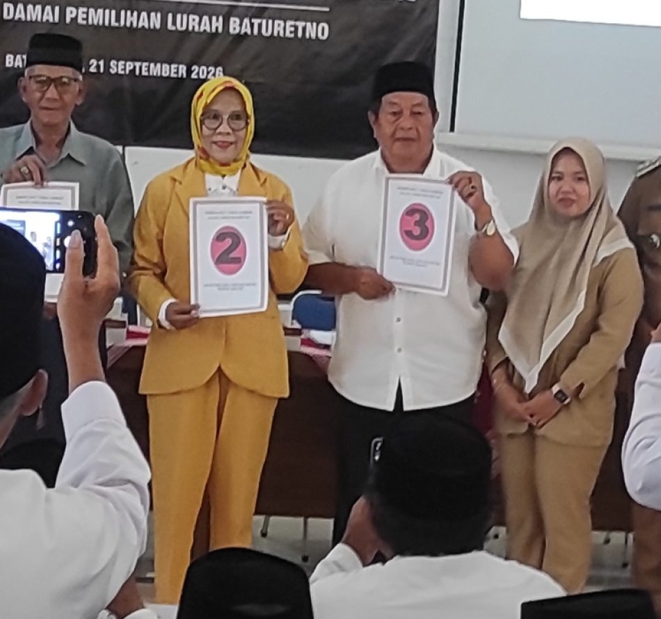 Tiga Calon Lurah Perebutkan 13.709 Suara di Baturetno