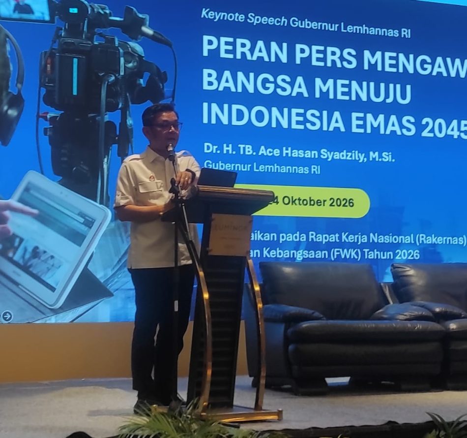 Kawal Indonesia Emas 2045, Lemhannas RI Ajak Insan Pers Bangun Jurnalisme Kebangsaan